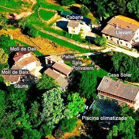 La Cabana Del Moli De La Plana Riudaura Kültér fotó